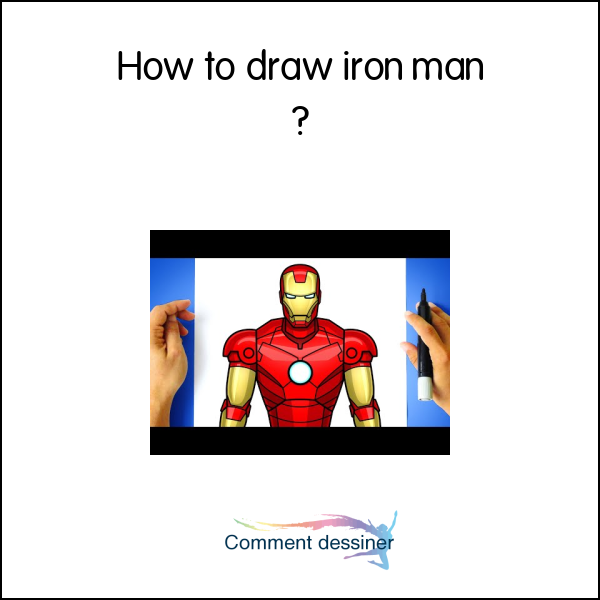 How to draw iron man
